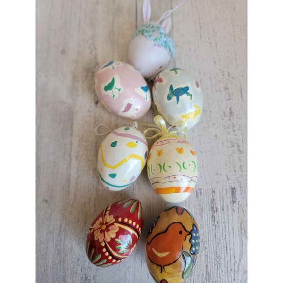 Easter bunny egg variety unique ornament Xmas spring decor - Picture 6 of 9